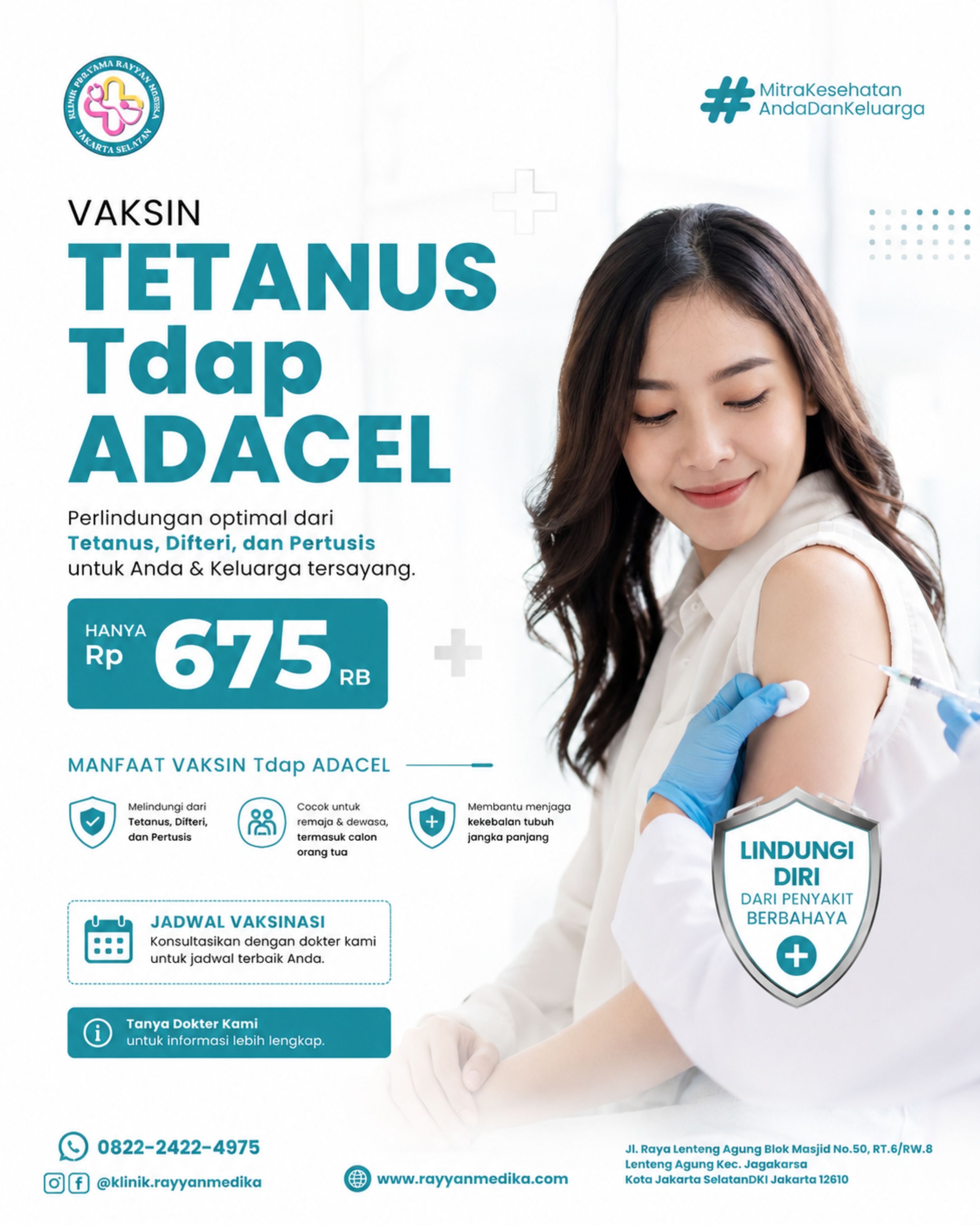 Vaksin Tetanus TdaP ADACEL