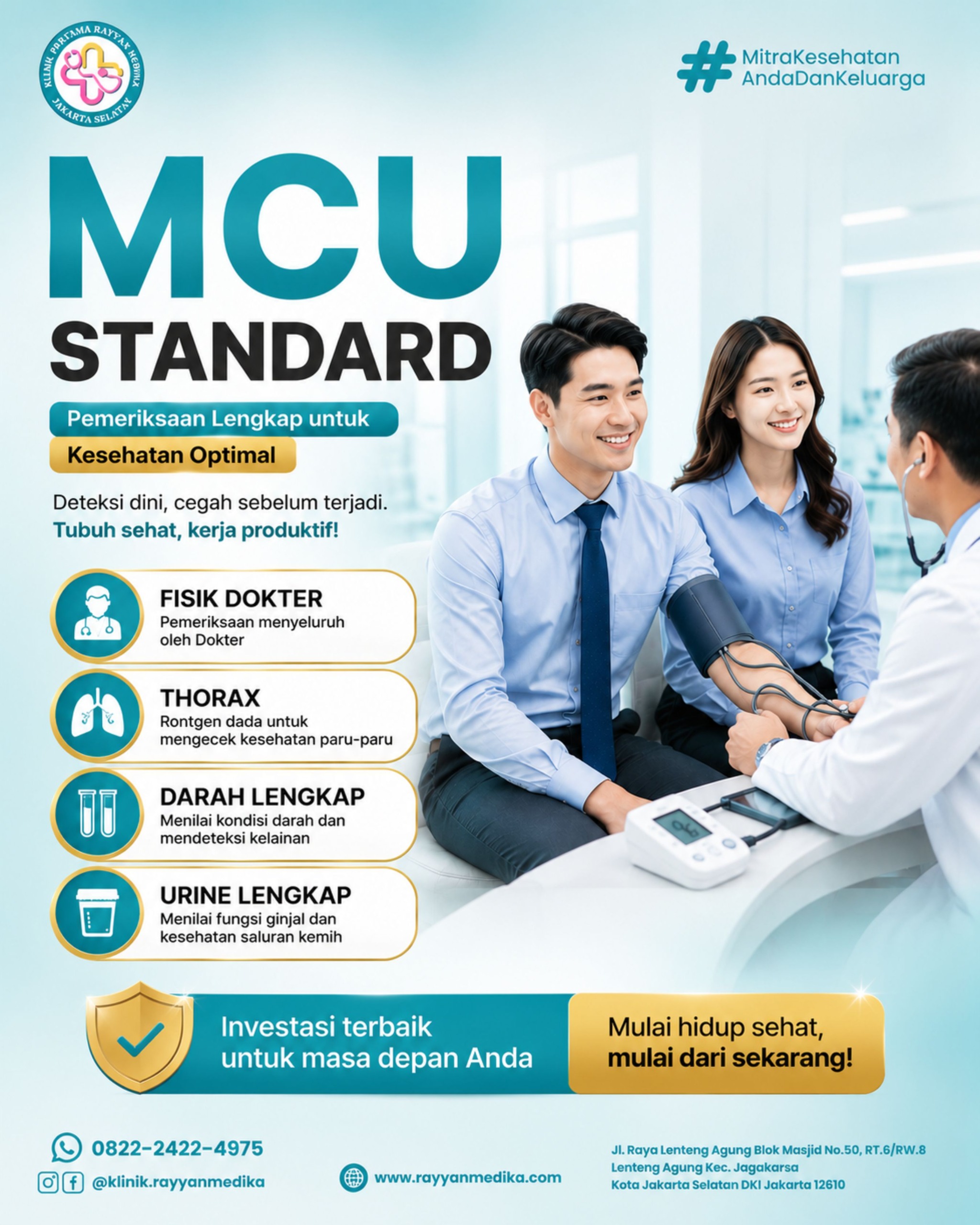 Paket MCU Karyawan & Umum di Jakarta Selatan