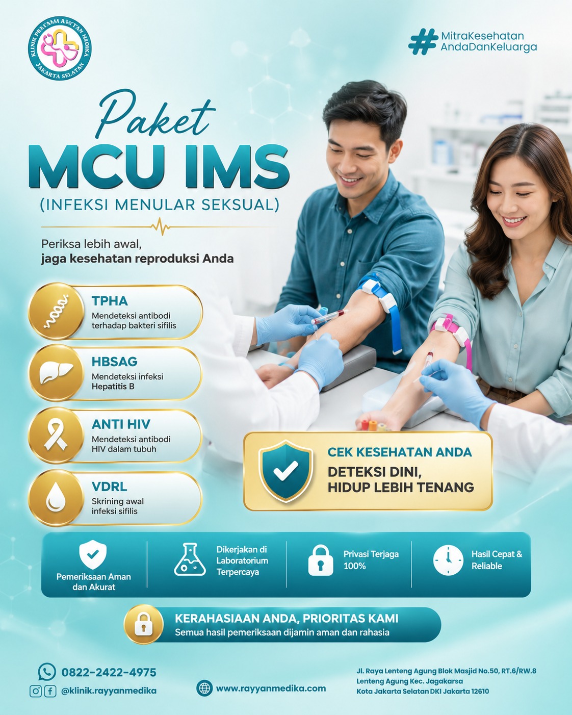 MCU IMS ( Infeksi Menular Seksual ) Jakarta Selatan