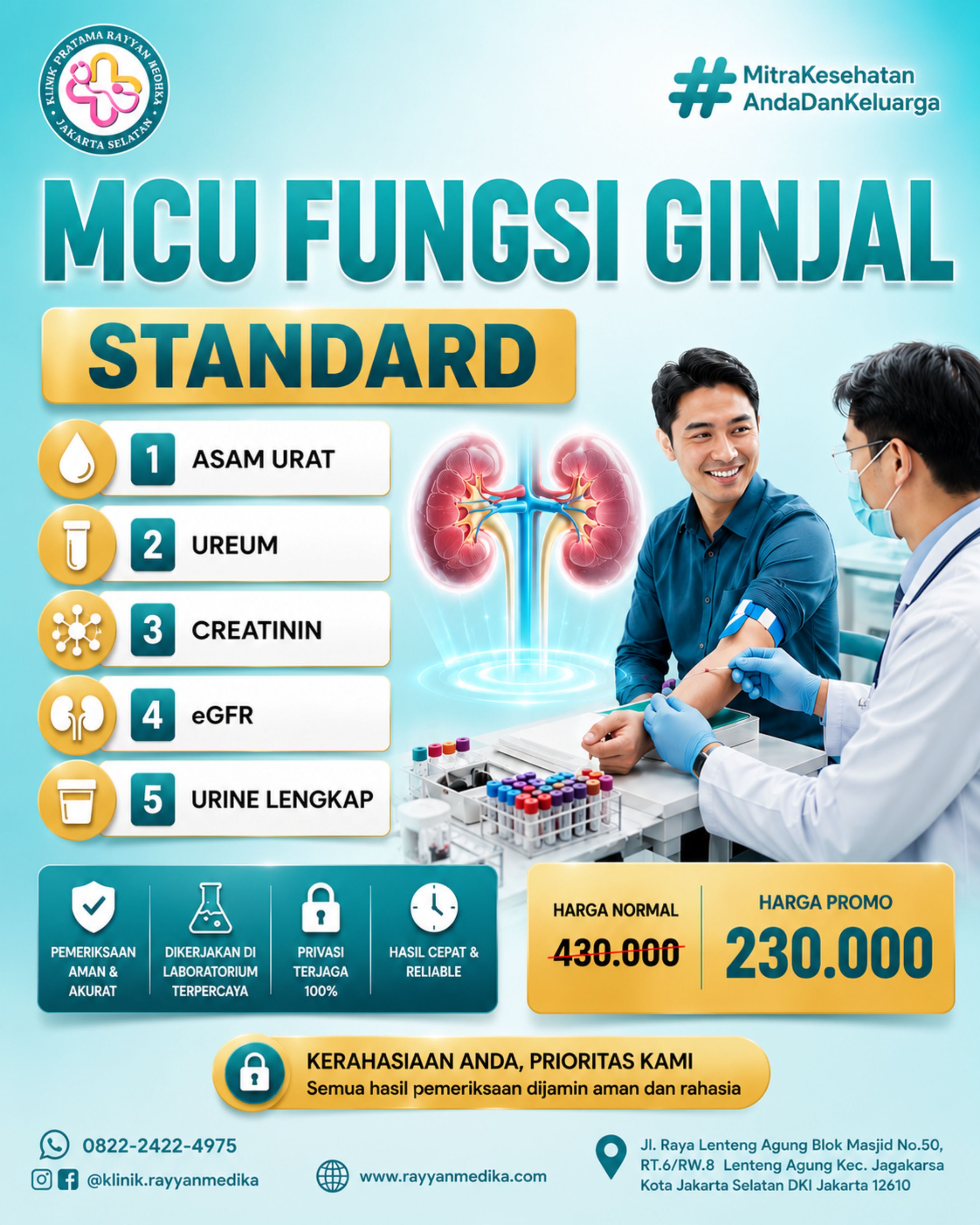 MCU Fungsi Ginjal Standard